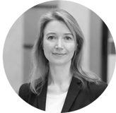 Frida Pemer Svartvit rund